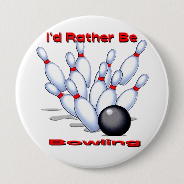 Ich würde eher Bowling sein Button (Vorderseite)