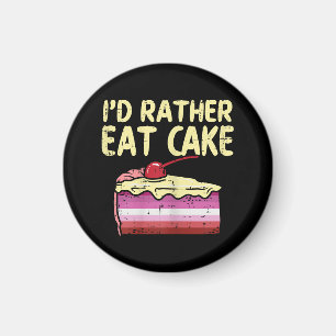 Ich würde eher Cake LGBT Lesben Flag Gay Pride Wo  Magnet