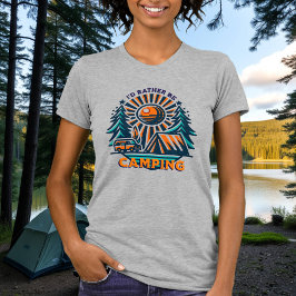 Ich würde eher Camping Vintag Vibes sein T-Shirt
