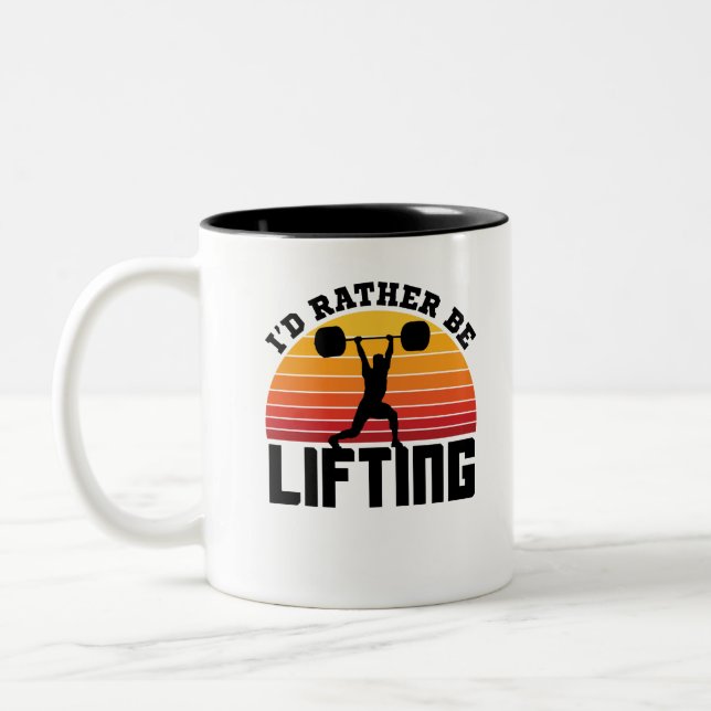 Ich würde eher den Kraftbauer aufheben Zweifarbige Tasse (Links)