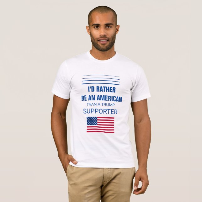 Ich würde eher ein Amerikaner als ein T-Shirt (Vorne ganz)