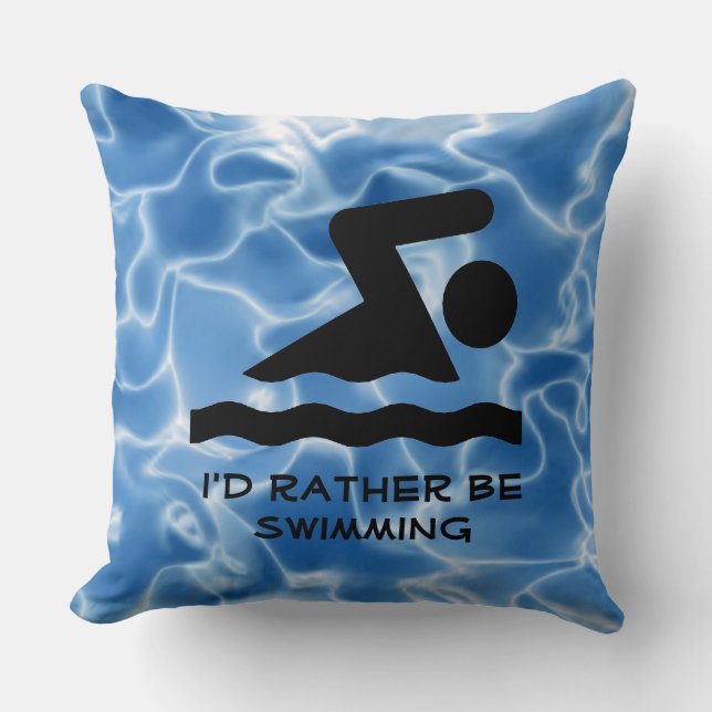 Ich würde eher ein Baumwollkissen schwimmen Kissen (Vorderseite)