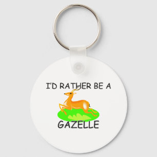 Ich würde eher eine Gazelle sein Schlüsselanhänger