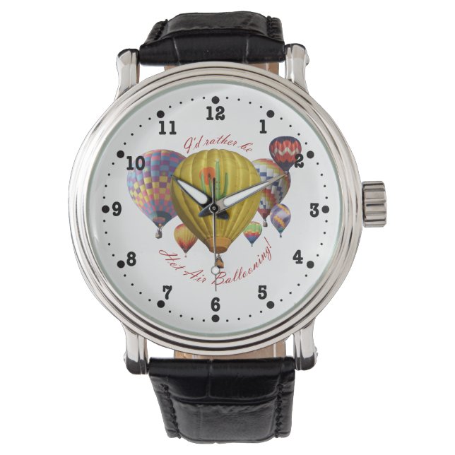 Ich würde eher eine Heißluftballonwache haben Armbanduhr (Vorderseite)