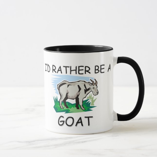 Ich würde eher eine Ziege sein Tasse (Rechts)