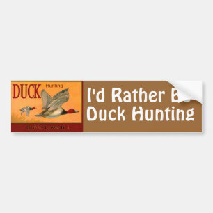 Ich würde eher Enten-Jagd-Autoaufkleber sein Autoaufkleber