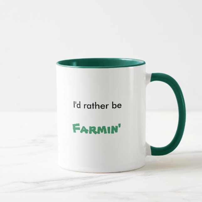 Ich würde eher, Farmin sein Tasse (Rechts)