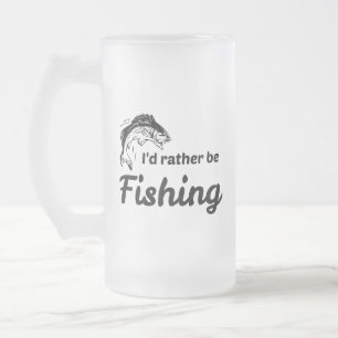 Ich würde eher Fischfang betreiben Mattglas Bierglas