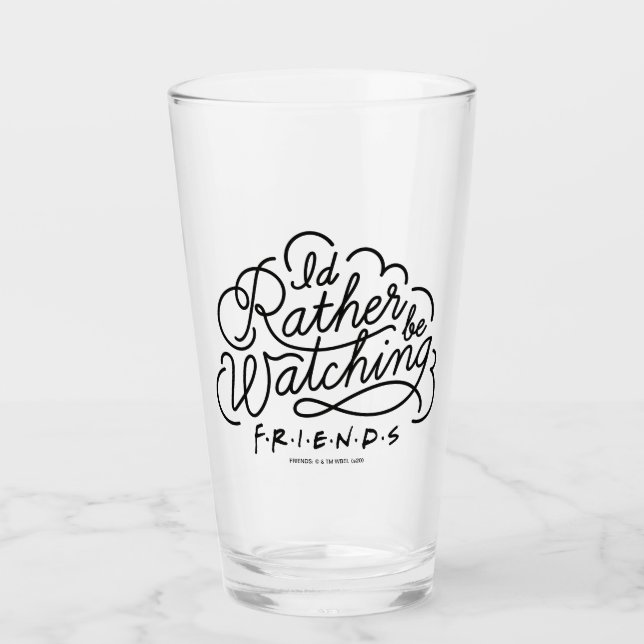 Ich würde eher FRIENDS™ Script 2 gucken Glas (Vorderseite)