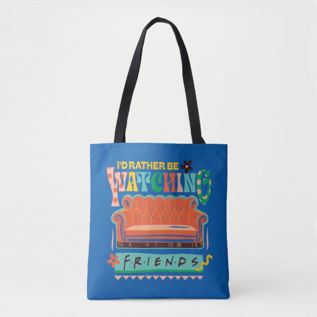Ich würde eher FRIENDS™ Vibrant Grapic beobachten Tasche (Vorderseite)
