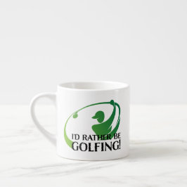 Ich würde eher Golf Golfspieler Golf Modernes Ange Espressotasse