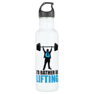 Ich würde eher heben - Bodybuilding Edelstahlflasche