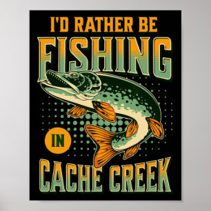 Ich würde eher im Cache-Bach fischen Poster