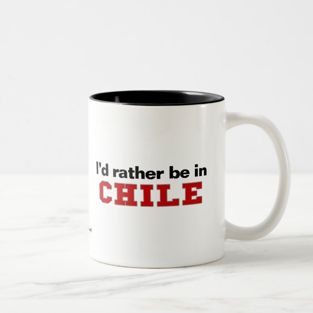 Ich würde eher im Chilen sein Zweifarbige Tasse (Rechts)