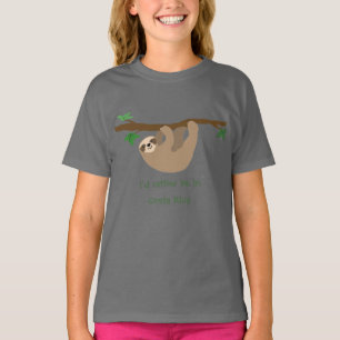 Ich würde eher in Costa Rica sein, personalisiert T-Shirt