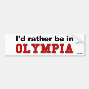 Ich würde eher in der Olympia sein Autoaufkleber