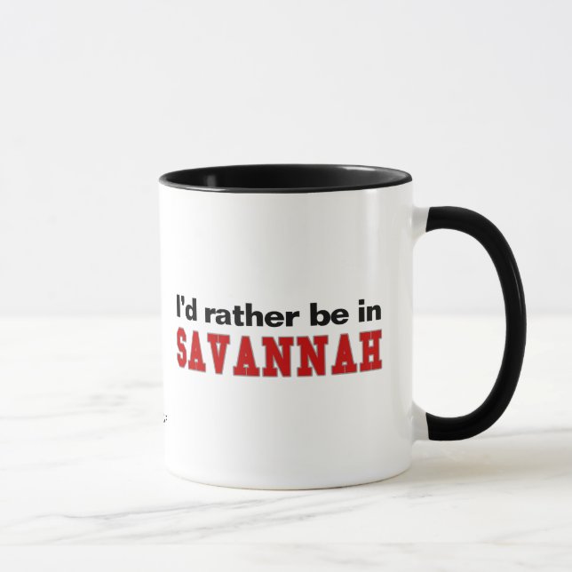 Ich würde eher in der Savanne sein Tasse (Rechts)
