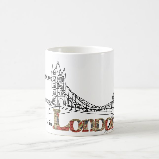 Ich würde eher in London-Tasse sein Kaffeetasse (Mittel)