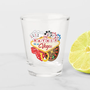 Ich würde eher in Vegas Casino Gambler spielen Schnapsglas