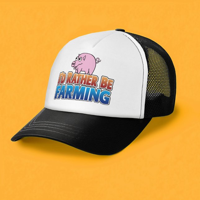 Ich würde eher Landwirtschaft betreiben! (virtuell Truckerkappe (Von Creator hochgeladen)
