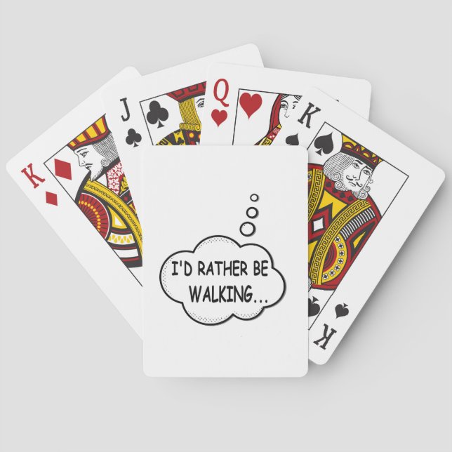 Ich würde eher laufen spielkarten (Rückseite)