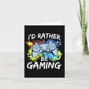 Ich würde eher lustige Videospielerin Sayin spiele Karte