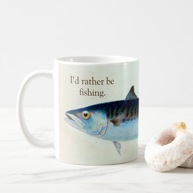 Ich würde eher Makrelenfischen Tasse sein (Mit Donut)