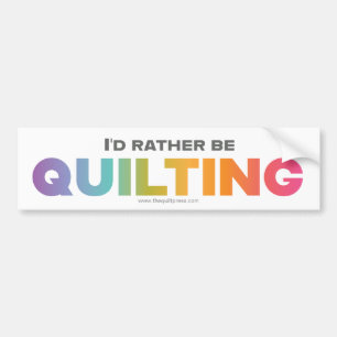 Ich würde eher Rainbow Ombre Buchstaben quiltiere Autoaufkleber