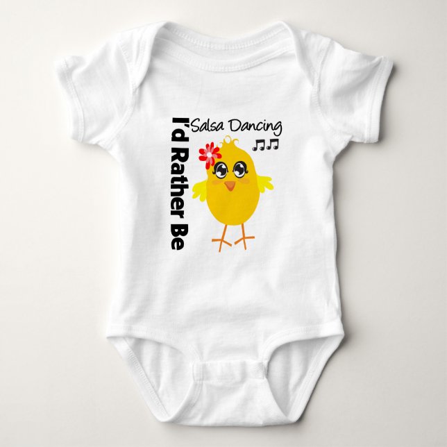 Ich würde eher Salsa tanzen Baby Strampler (Vorderseite)