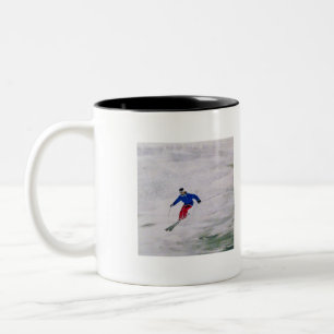Ich würde eher Ski fahrende Tasse sein