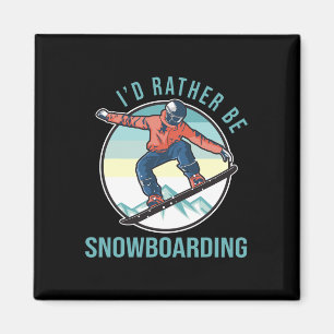Ich würde eher Snowboarden Retro Ski Goggles Winte Magnet