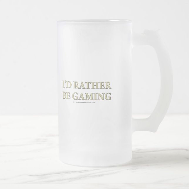 Ich würde eher Spiel sein Mattglas Bierglas (Rechts)