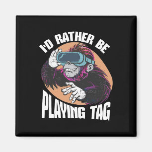 Ich würde eher Tag Funny Video Game Player spielen Magnet