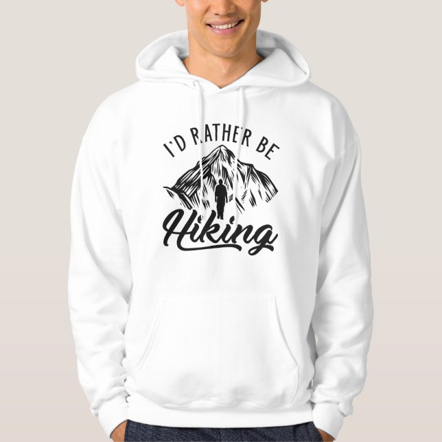 Ich würde eher wandern hoodie (Vorderseite)
