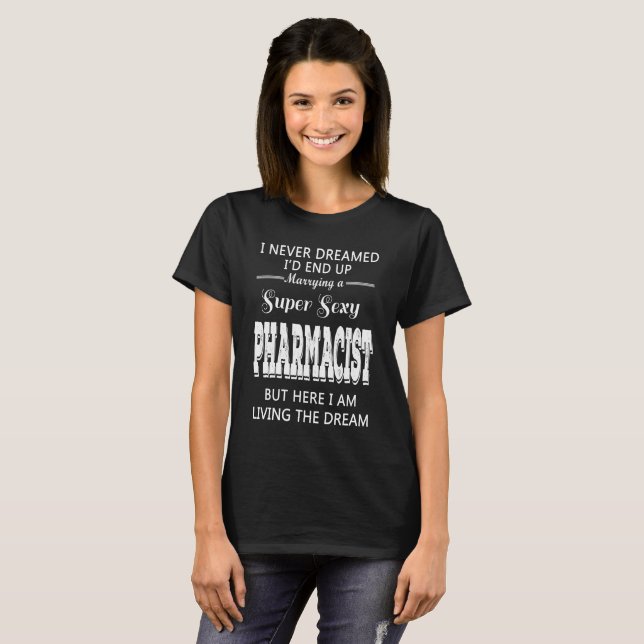 Ich würde ein super sexy Apotheker-Shirt oben T-Shirt (Vorne ganz)