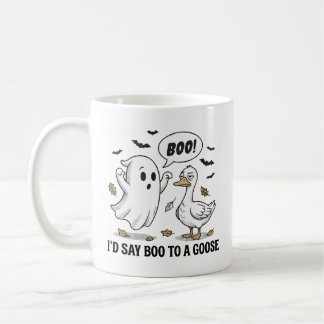 Ich würde einer Gans 'Buh' sagen – Lustiges Hallow Kaffeetasse