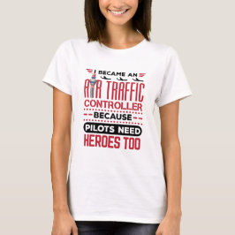 Ich wurde Fluglotsenfahrer und lustige Helden T-Shirt