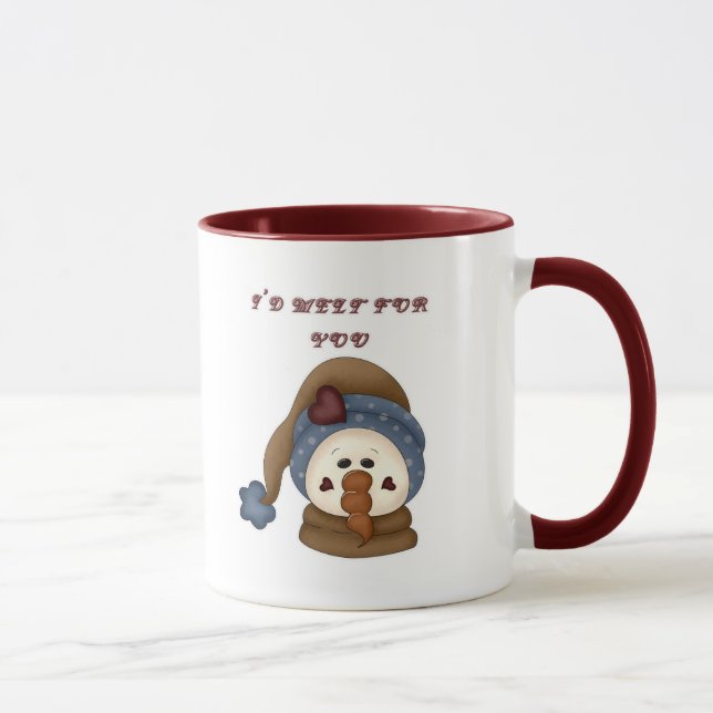 Ich würde für Sie Schneemann schmelzen Tasse (Rechts)