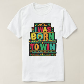 Ich wurde geboren, um Retro-Zitat-Kunst zu gewinne T-Shirt