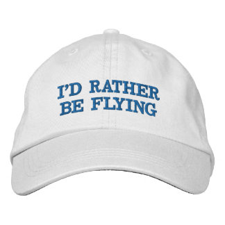 ICH WÜRDE GERADE FLIEGEN BESTICKTE BASEBALLKAPPE