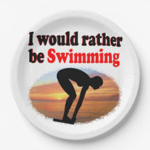 ICH WÜRDE GERADE SCHWIMMEN