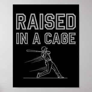 Ich wurde in einem Käfig aufgezogen. Verkaufsschla Poster