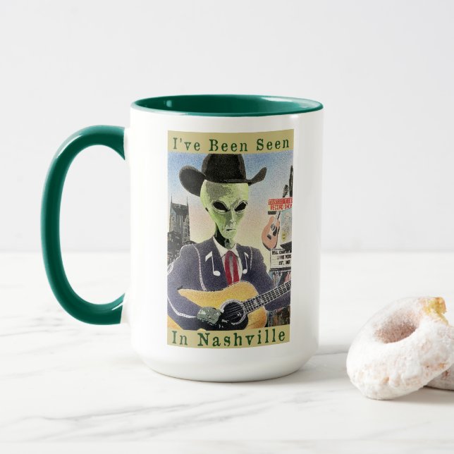 Ich wurde in Nashville-Tasse gesehen Tasse (Mit Donut)