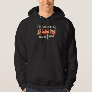 Ich würde jetzt eher eine Retro-Hausmalerei malen Hoodie