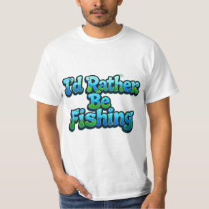 Ich würde lieber Angeln Cute Fish T-Shirt