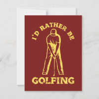 Ich würde lieber den lustigen Golf spielen.
