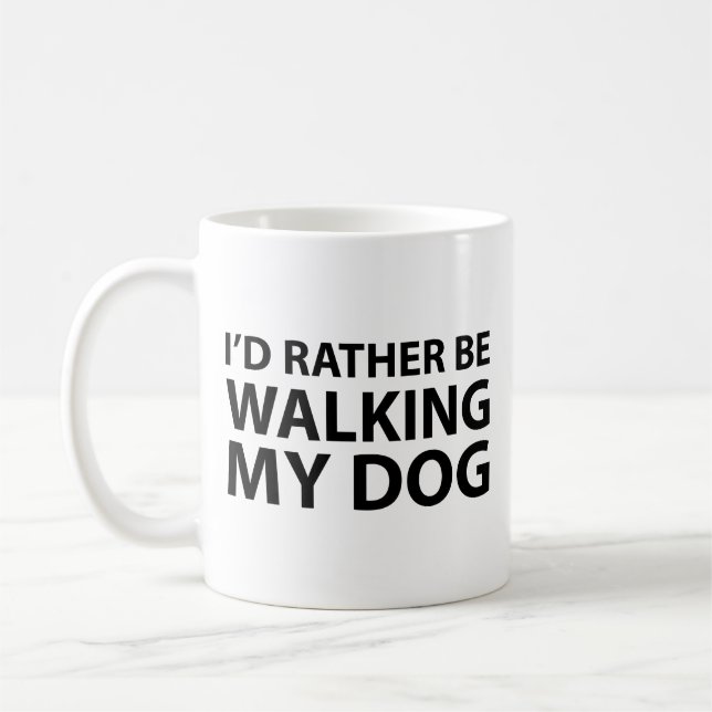 Ich würde lieber die Tasse meines Hundes Kaffee la (Links)