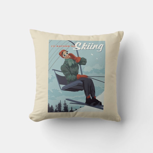 Ich würde lieber Druck überspringen Kissen (Vorderseite)
