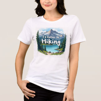 Ich würde lieber ein Tri-Blend-Shirt zum Wandern t Tri-Blend Shirt