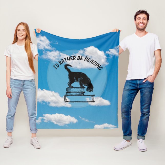 Ich würde lieber eine Wurfdecke lesen Fleecedecke (Beispiel)